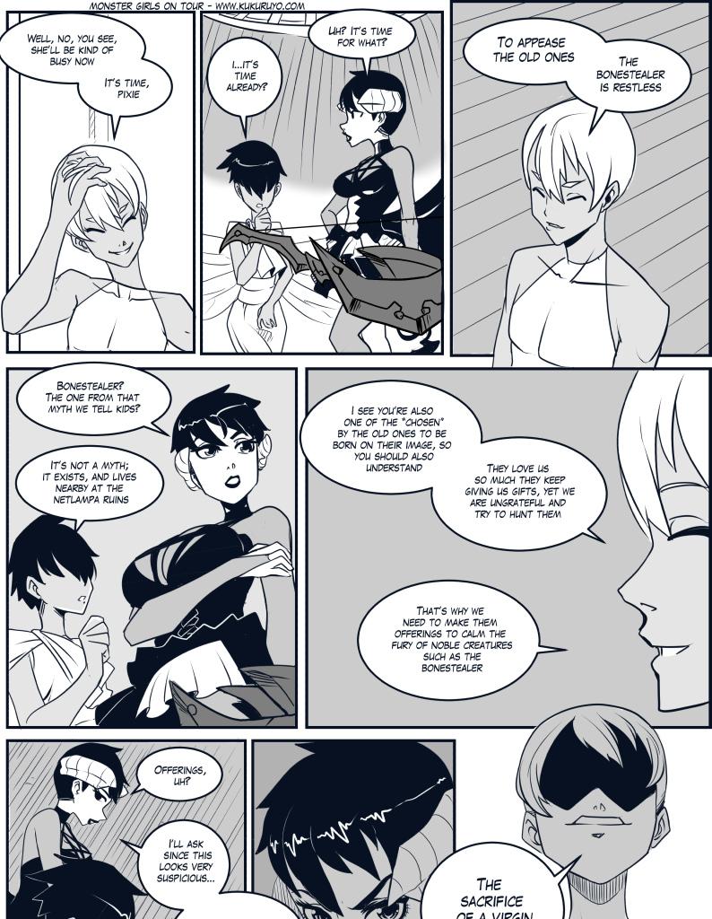 Monster girls on tour - Episode 234, Page 1: Page 234